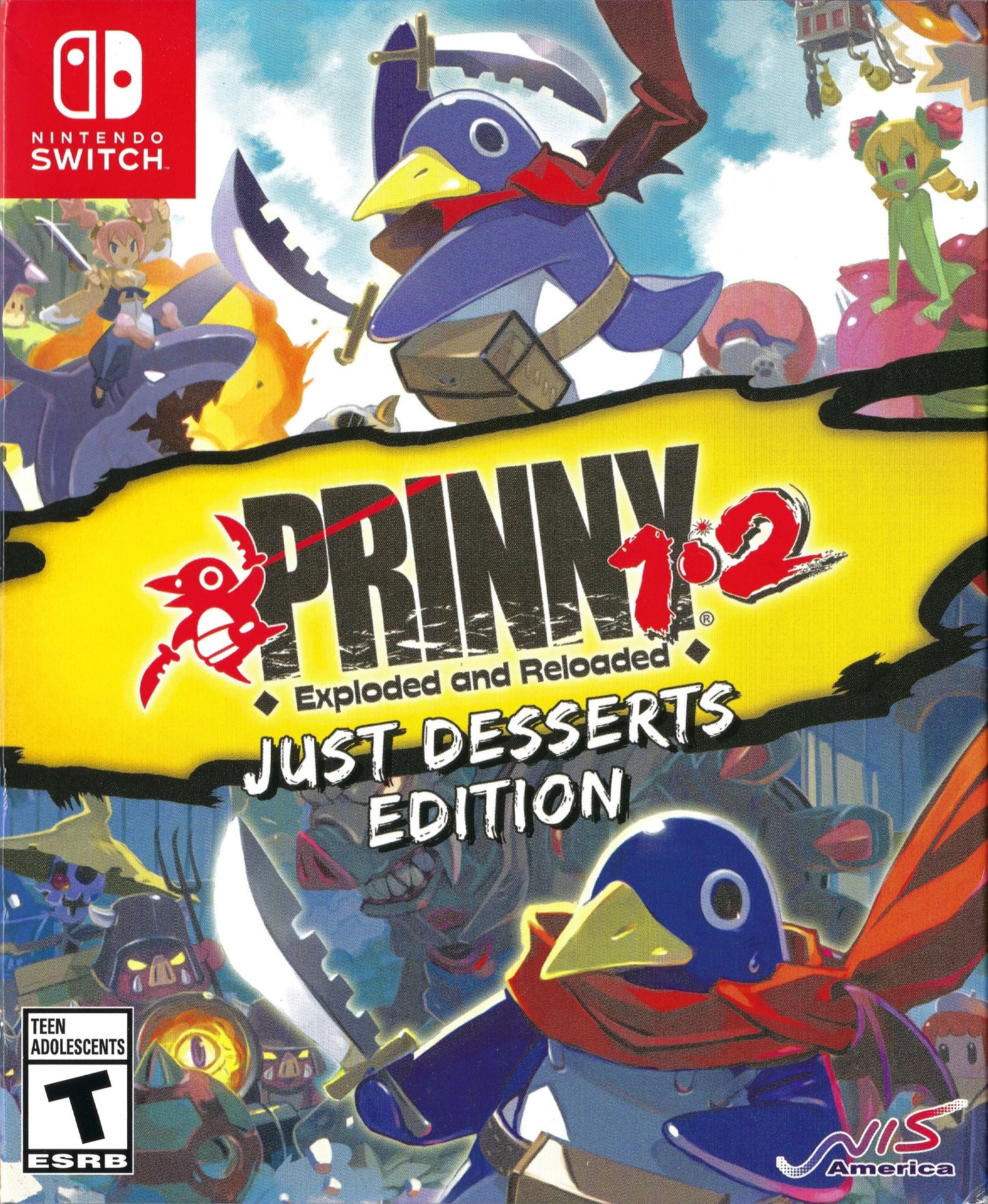 Prinny 1+2 Exploded and Reloaded Just Desserts Edition - Nintendo Switch (Used)